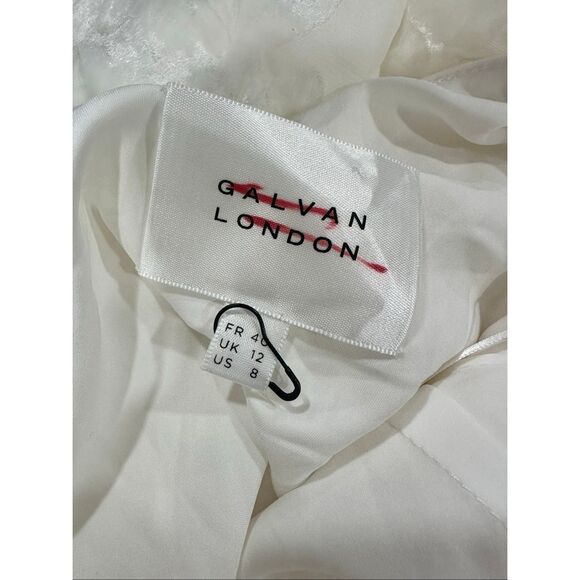 Galvan Bridal Frida devoré gown US 8 $2077 - Picture 11 of 11
